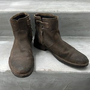 John Varvatos rugged finished boots. Size 9M originally $650